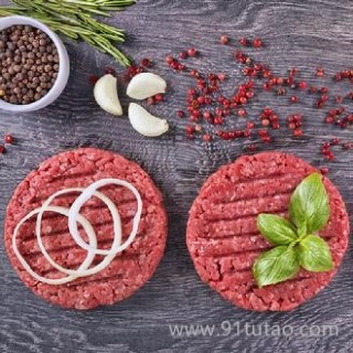 別的羊 澳洲牛肉早餐牛肉餅2片裝漢堡肉餅半成品180g 90g*2片